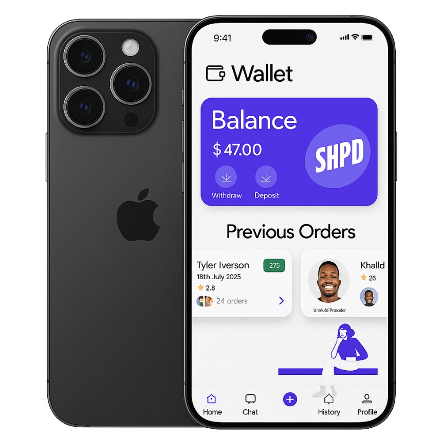 iPhone mockup
